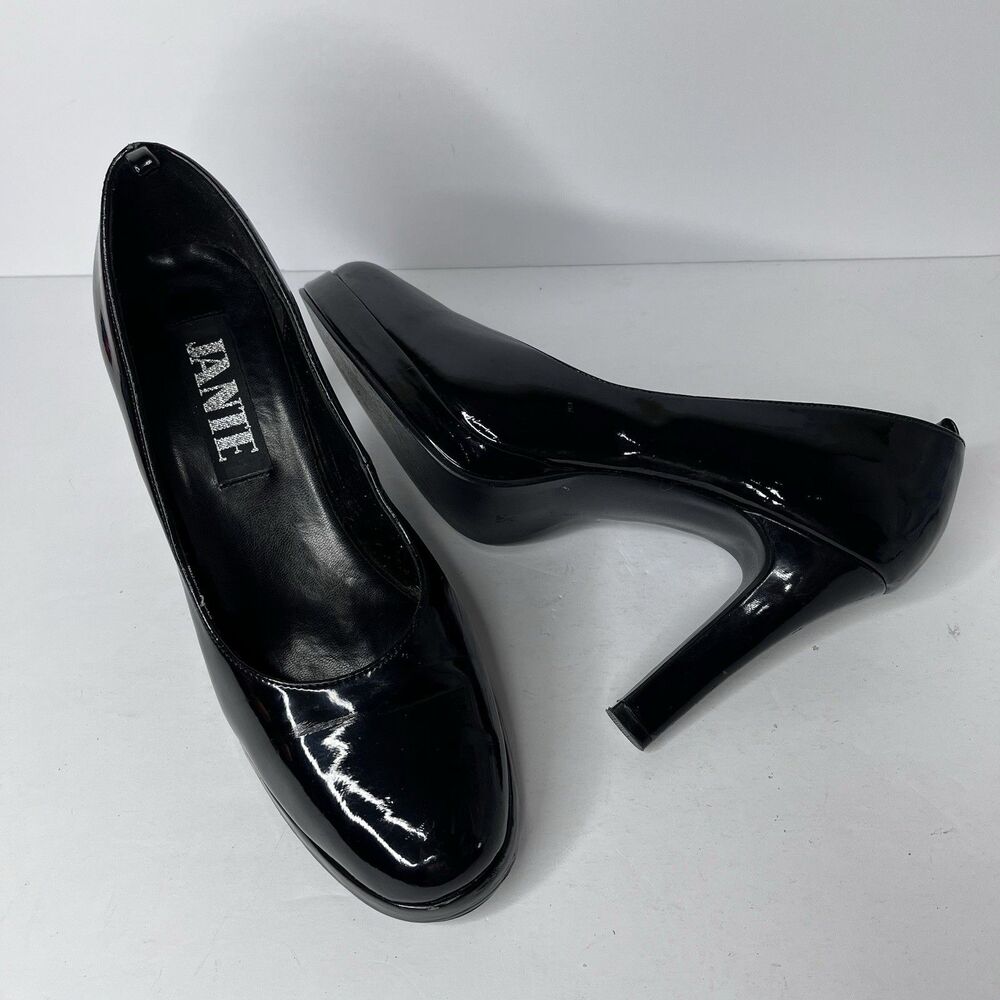 Jante Black Patent Platform heels Women’s Size 9